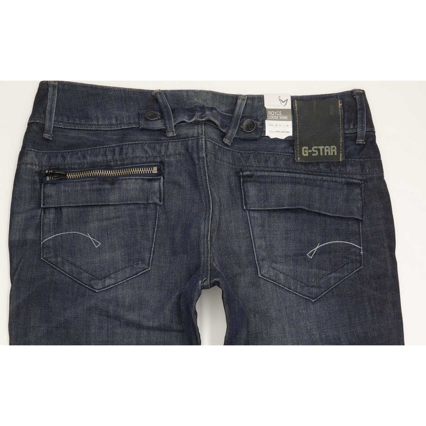 G-Star Royce Women Blue Bootcut Loose Jeans W31 L30