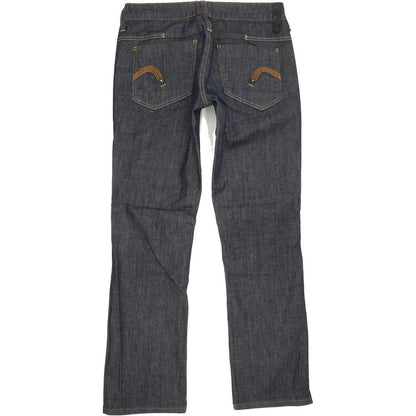 G-Star Reese Women Blue Straight Slim Stretch Jeans W31 L30