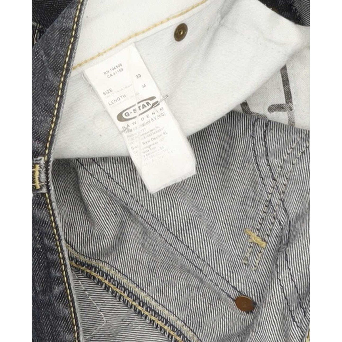 G-Star Embro Narrow Men Blue Straight Regular Jeans W33 L31