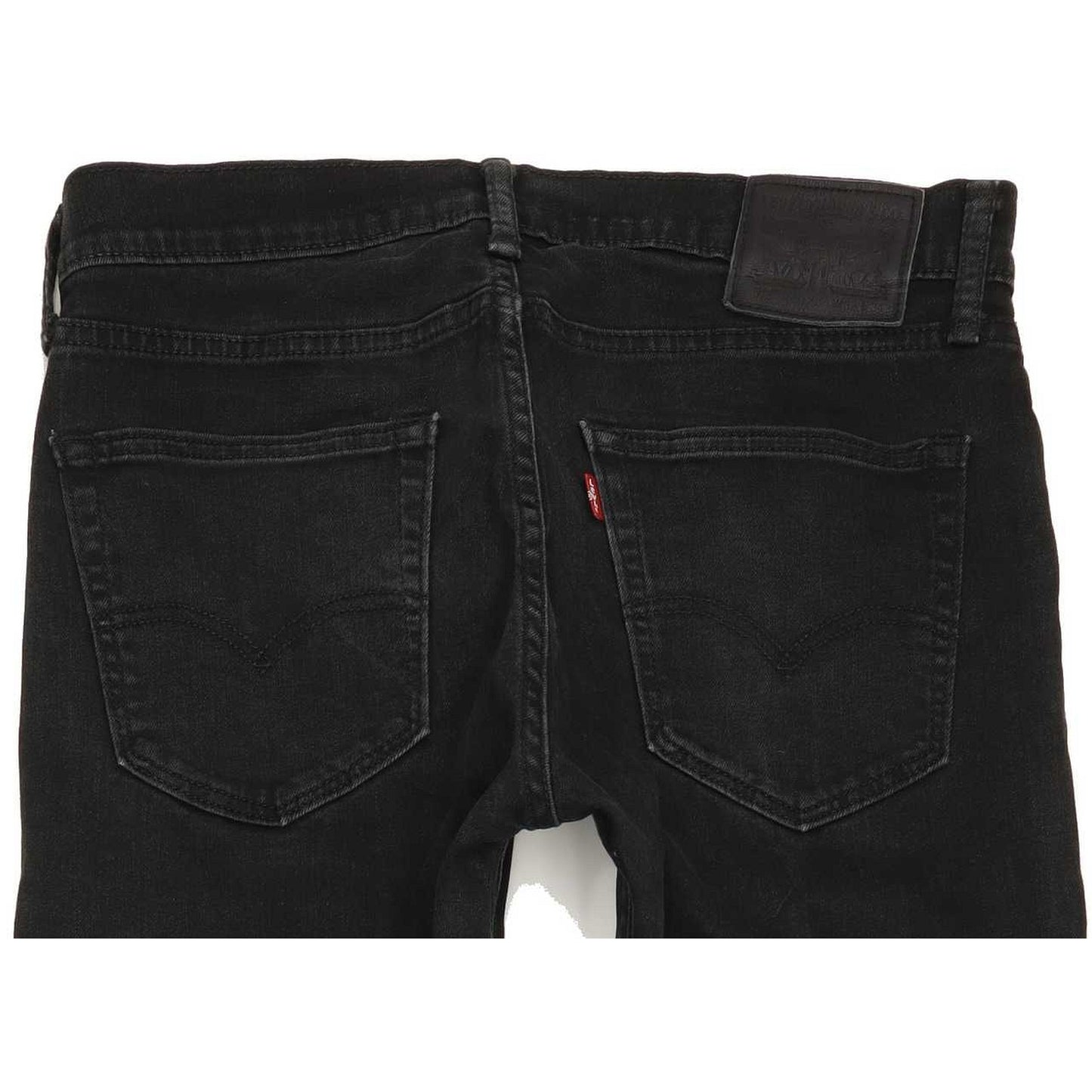 Levi's 512 Men Black Tapered Slim Stretch Jeans W32 L33