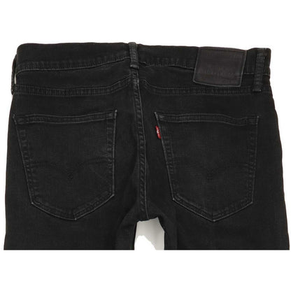 Levi's 512 Men Black Tapered Slim Stretch Jeans W32 L33