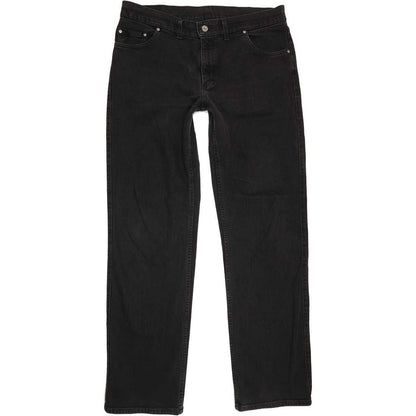 Mustang Big Sur Men Black Straight Regular Stretch Jeans W36 L34