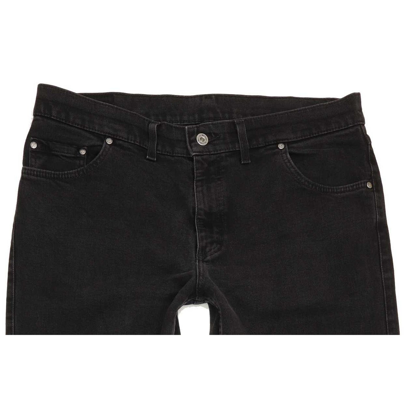 Mustang Big Sur Men Black Straight Regular Stretch Jeans W36 L34