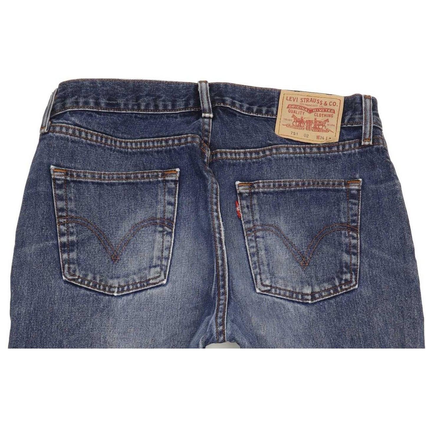 Levi's 751 Men Blue Straight Regular Jeans W34 L30