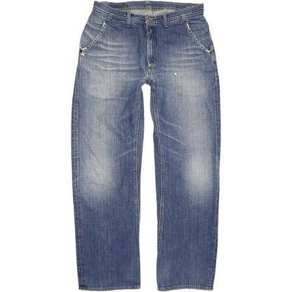 Replay Men Blue Straight Regular Jeans W33 L32