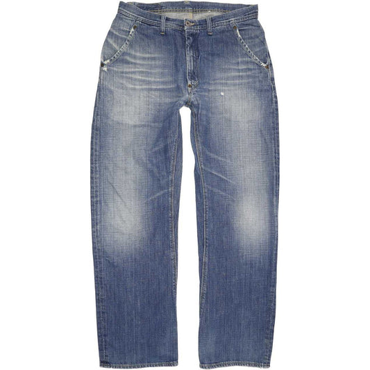 Replay Men Blue Straight Regular Jeans W33 L32