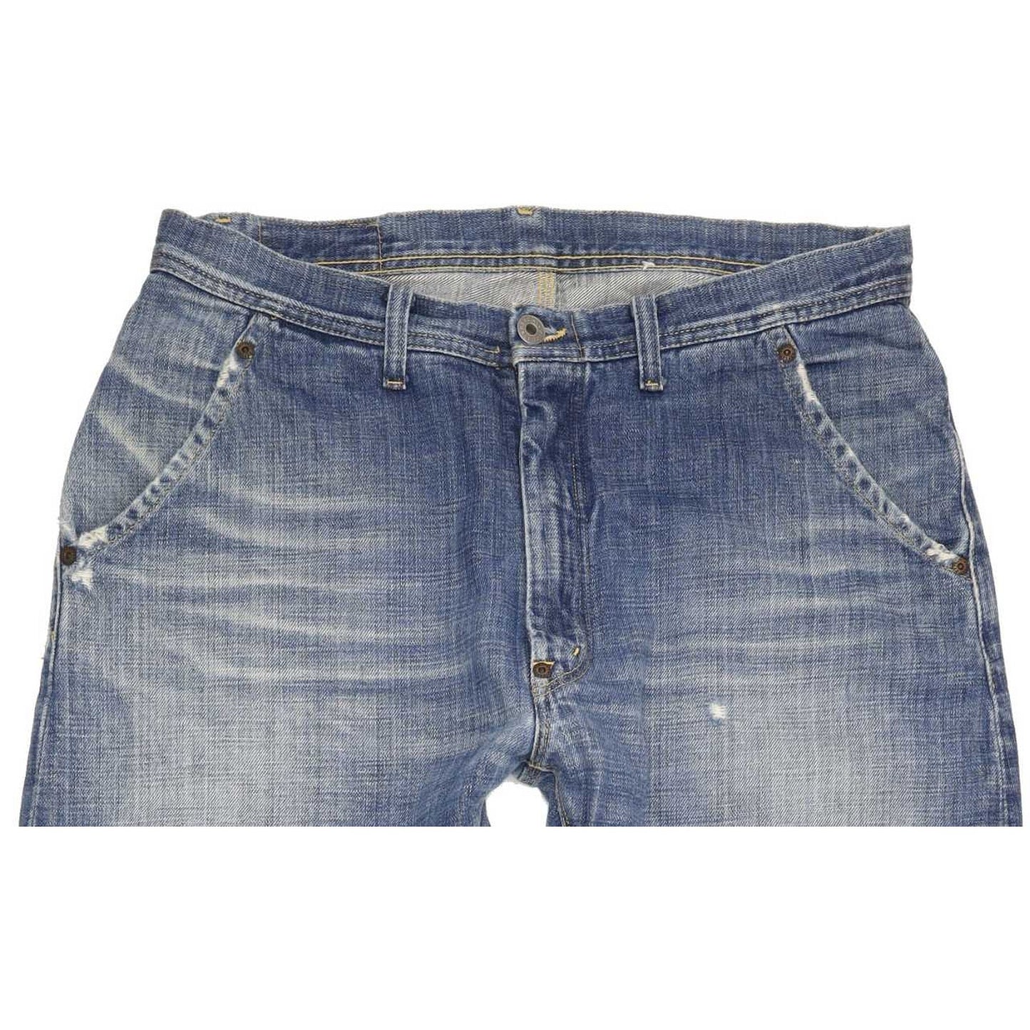 Replay Men Blue Straight Regular Jeans W33 L32