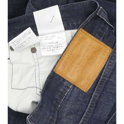 Levi's 511 Men Blue Straight Slim Stretch Jeans W32 L34