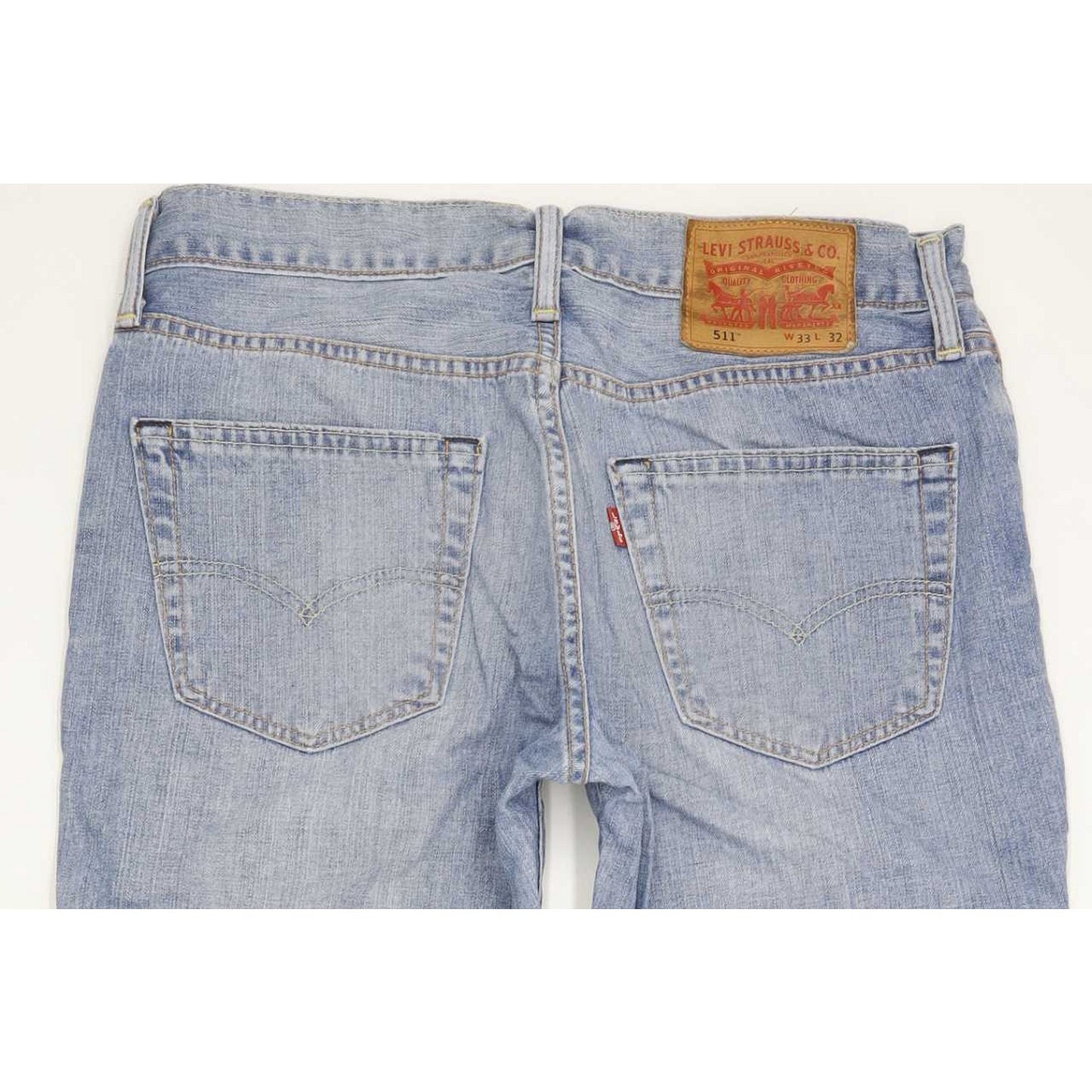 Levi's 511 Men Blue Straight Slim Jeans W33 L31