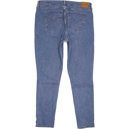 Levi's 721 High Rise Blue Skinny Stretch Jeans High Waisted W35 L30
