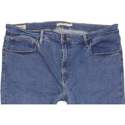 Levi's 721 High Rise Blue Skinny Stretch Jeans High Waisted W35 L30