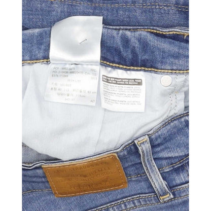 Levi's 721 High Rise Blue Skinny Stretch Jeans High Waisted W35 L30