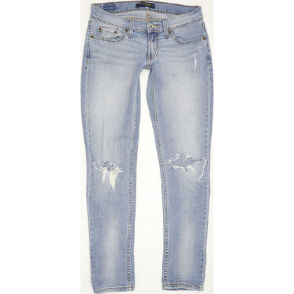Levi's 524 Low Women Blue Straight Slim Stretch Jeans W28 L6