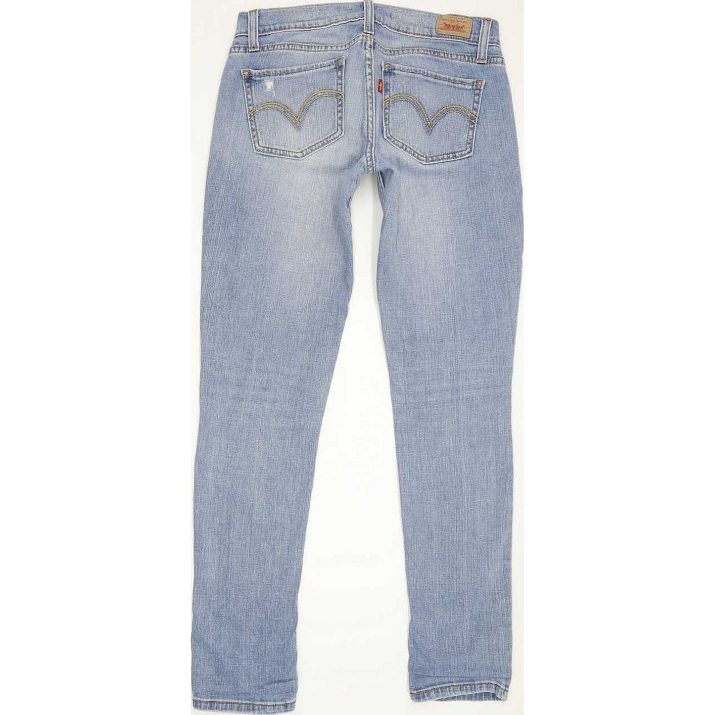 Levi's 524 Low Women Blue Straight Slim Stretch Jeans W28 L6
