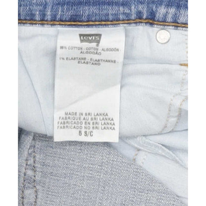 Levi's 524 Low Women Blue Straight Slim Stretch Jeans W28 L6