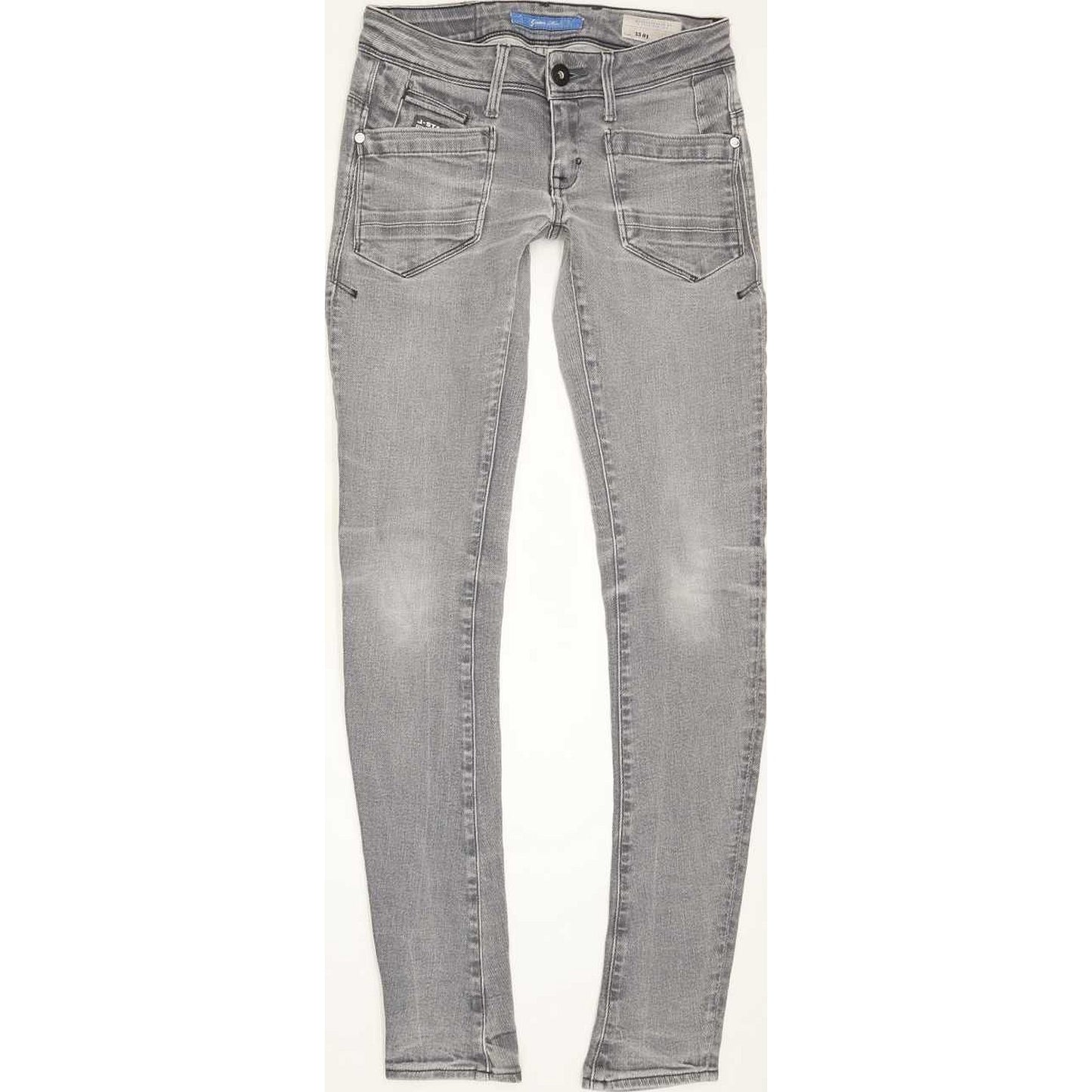 G-Star Low T Women Grey Skinny Slim Stretch Jeans W25 L32