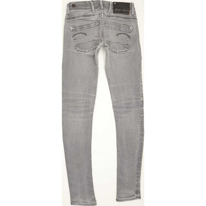 G-Star Low T Women Grey Skinny Slim Stretch Jeans W25 L32