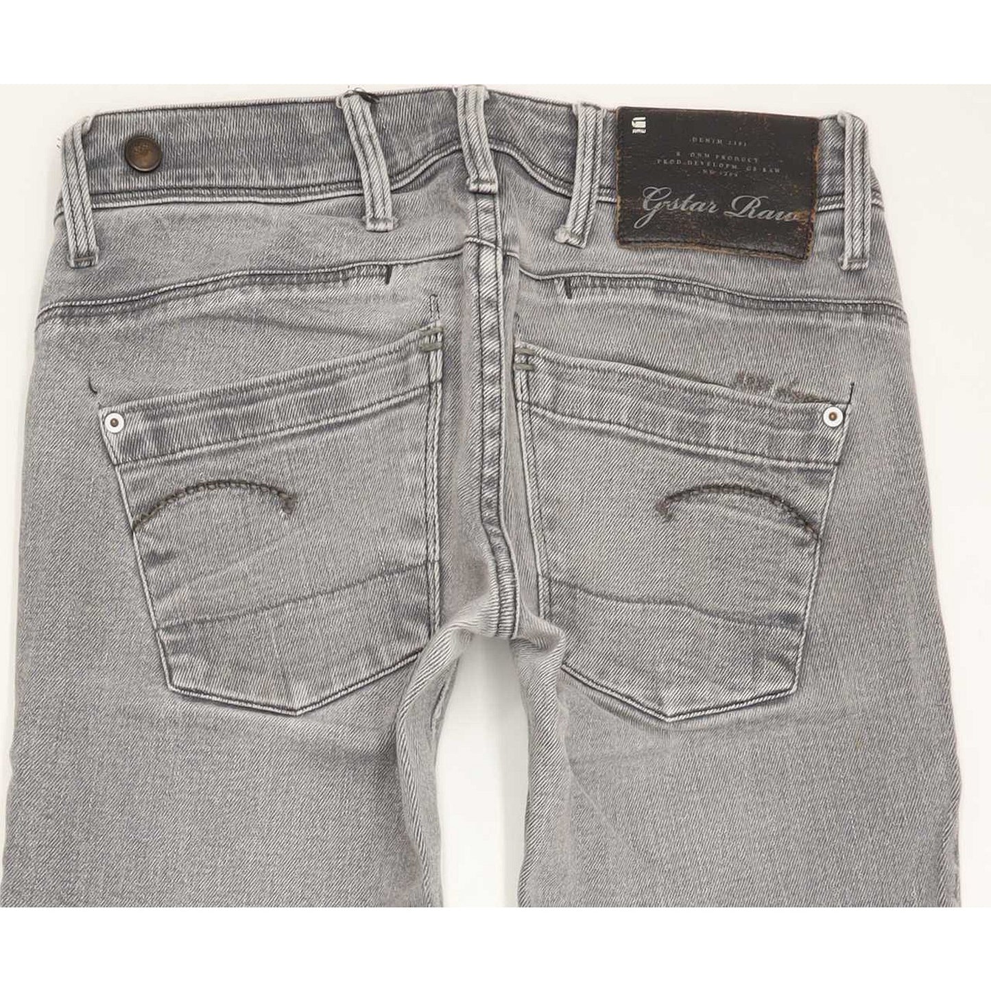 G-Star Low T Women Grey Skinny Slim Stretch Jeans W25 L32