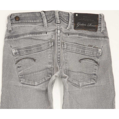 G-Star Low T Women Grey Skinny Slim Stretch Jeans W25 L32