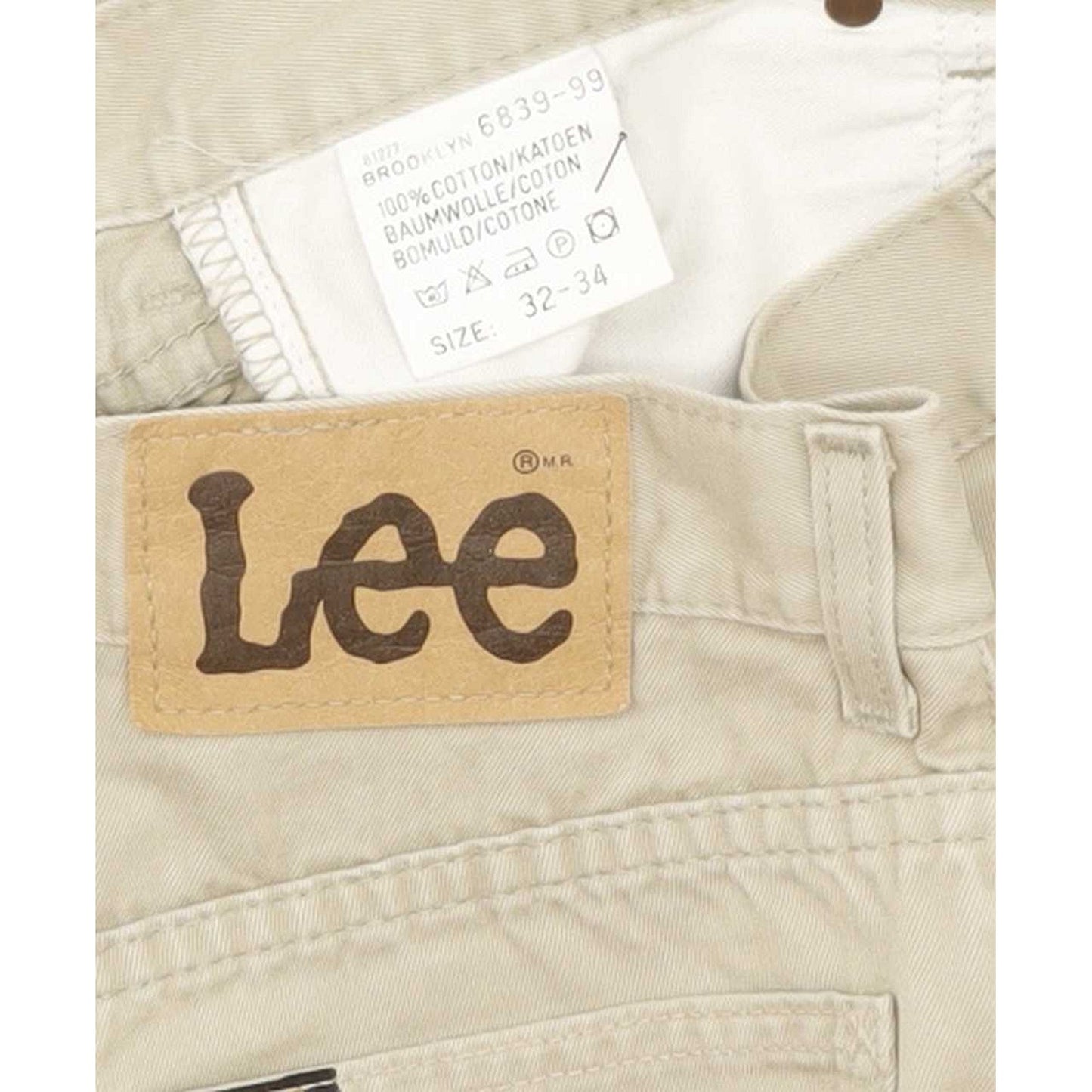 G-Star Brooklyn Men Beige Straight Regular Jeans W32 L33