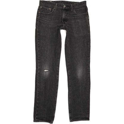 Levi's 511 Men Charcoal Straight Slim Stretch Jeans W32 L34