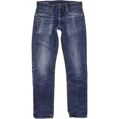 G-Star 3301 Men Blue Tapered Regular Jeans W31 L32
