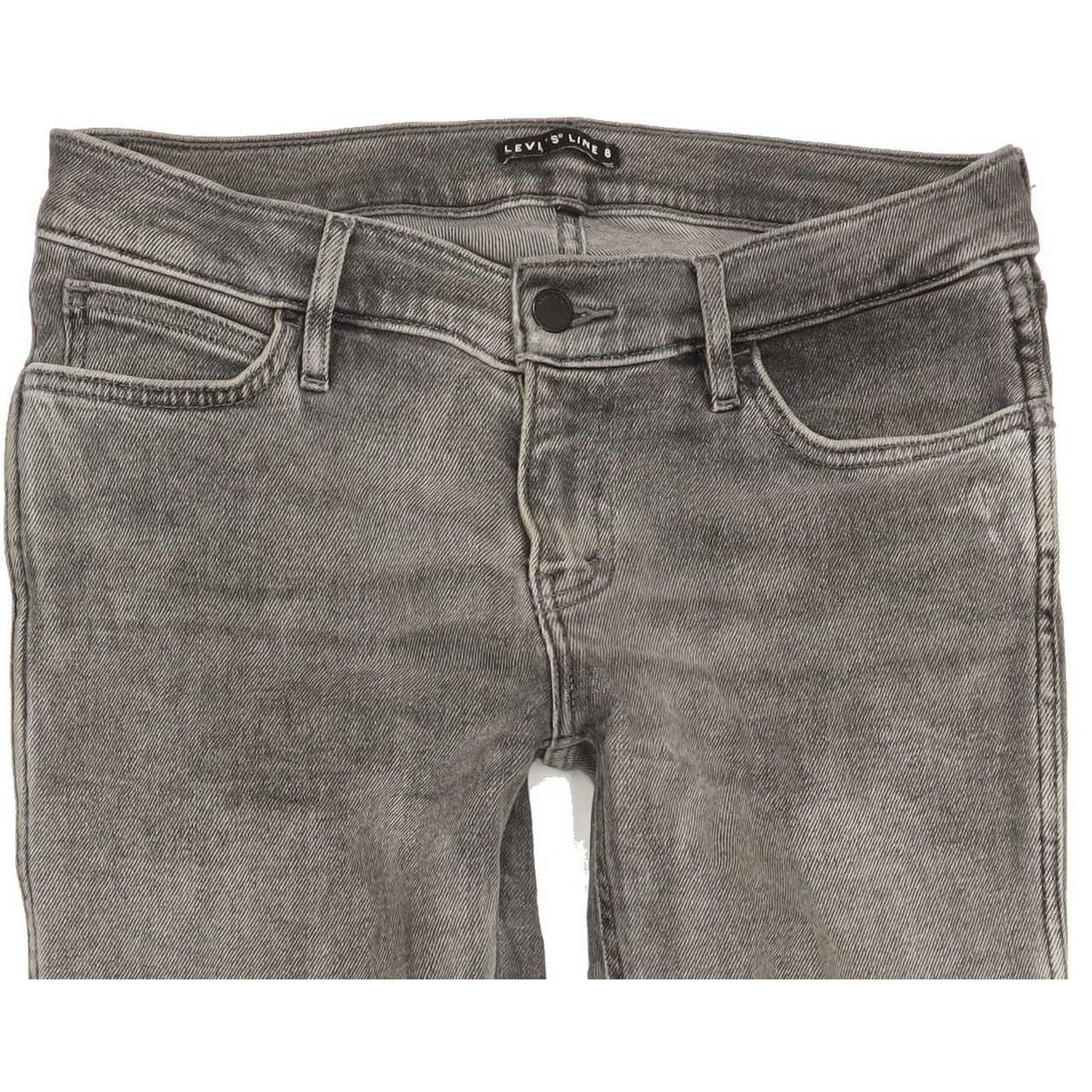 Levi's Line 8 Men Grey Skinny Slim Jeans W28 L28