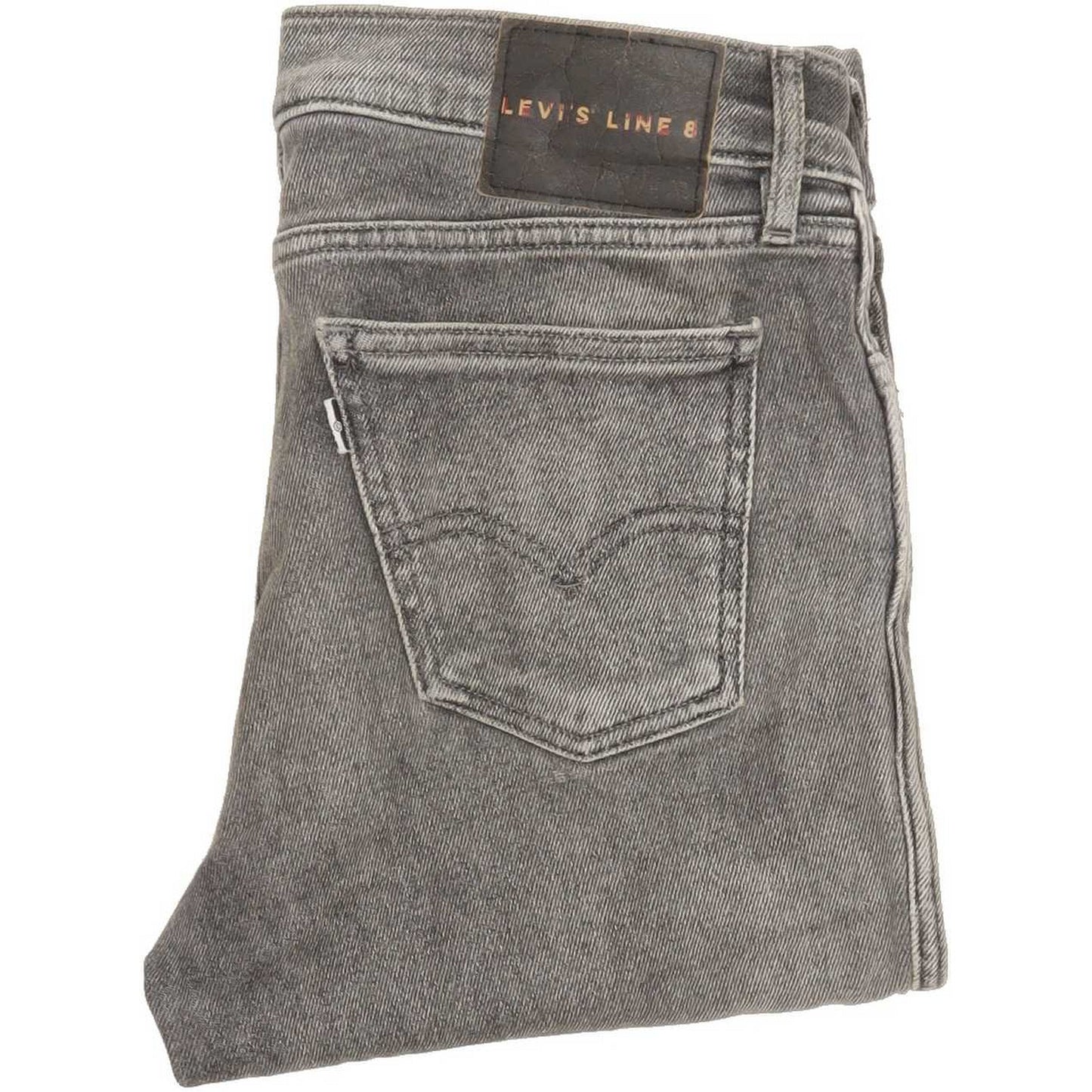 Levi's Line 8 Men Grey Skinny Slim Jeans W28 L28