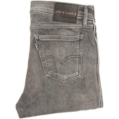 Levi's Line 8 Men Grey Skinny Slim Jeans W28 L28