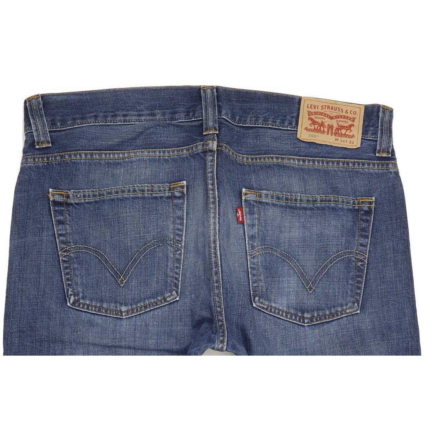 Levi's 506 Men Blue Straight Regular Jeans W36 L31
