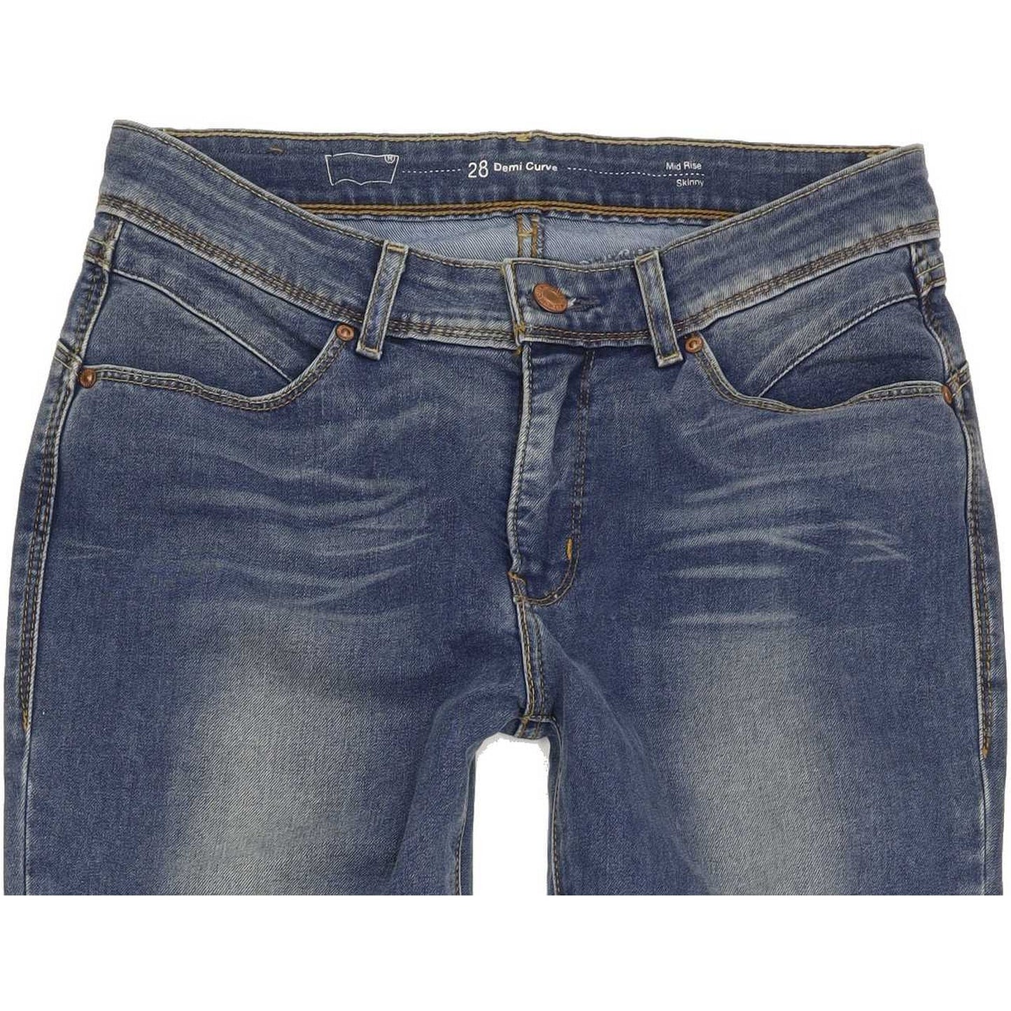 Levi's Demi Curve Women Blue Skinny Slim Stretch Jeans W28 L30