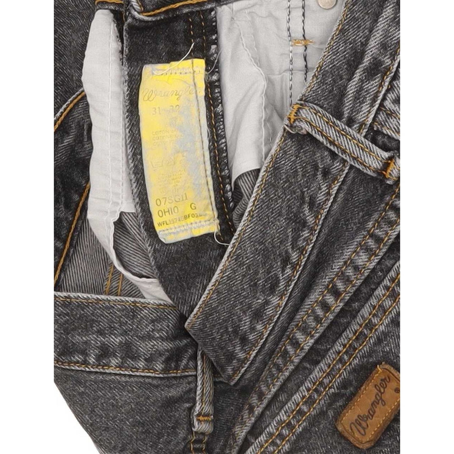 Wrangler Ohio Men Grey Straight Regular Jeans W30 L32