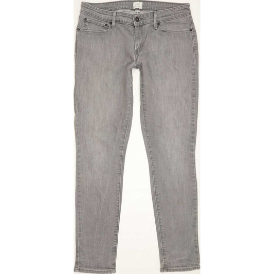 Levi's Demi Curve Women Grey Skinny Slim Stretch Jeans W30 L31