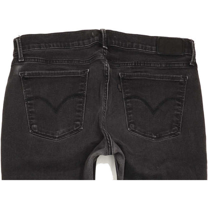 Levi's 710 Super Women Charcoal Skinny Slim Stretch Jeans W32 L31