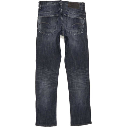 G-Star 3301 Men Blue Straight Slim Stretch Jeans W30 L29