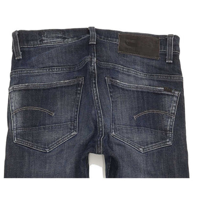 G-Star 3301 Men Blue Straight Slim Stretch Jeans W30 L29
