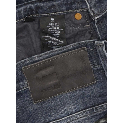 G-Star 3301 Men Blue Straight Slim Stretch Jeans W30 L29