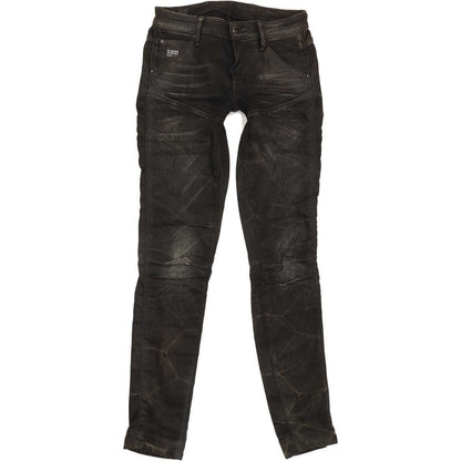 G-Star 5620 Rfto Mid Women Charcoal Skinny Slim Stretch Jeans W28 L32