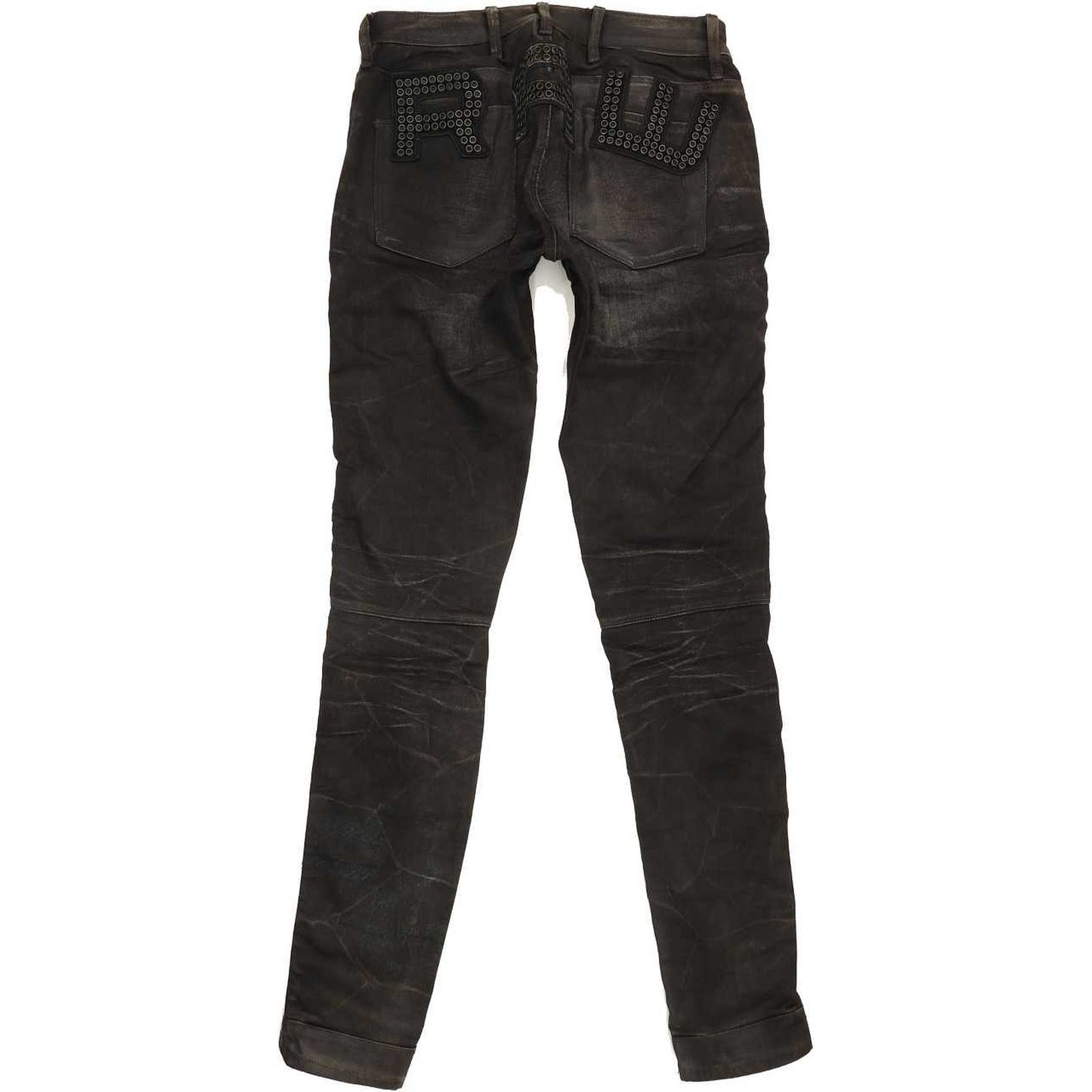 G-Star 5620 Rfto Mid Women Charcoal Skinny Slim Stretch Jeans W28 L32