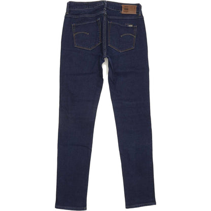 G-Star 3301 Contour Women Blue Skinny Slim Stretch Jeans W28 L29