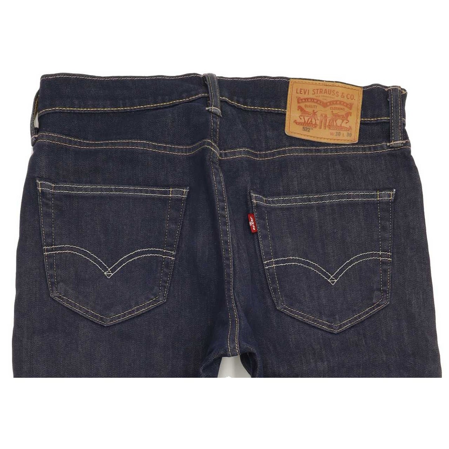 Levi's 522 Men Blue Tapered Slim Jeans W31 L29