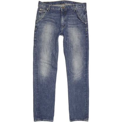 Lee Slicker Men Blue Straight Regular Jeans W34 L32