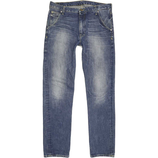 Lee Slicker Men Blue Straight Regular Jeans W34 L32