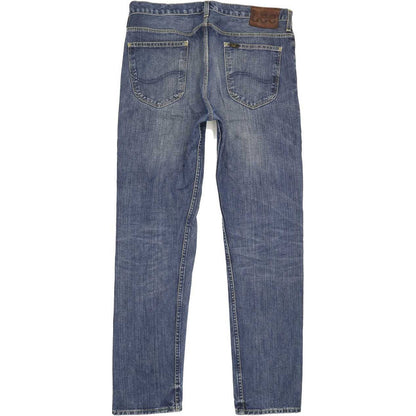 Lee Slicker Men Blue Straight Regular Jeans W34 L32
