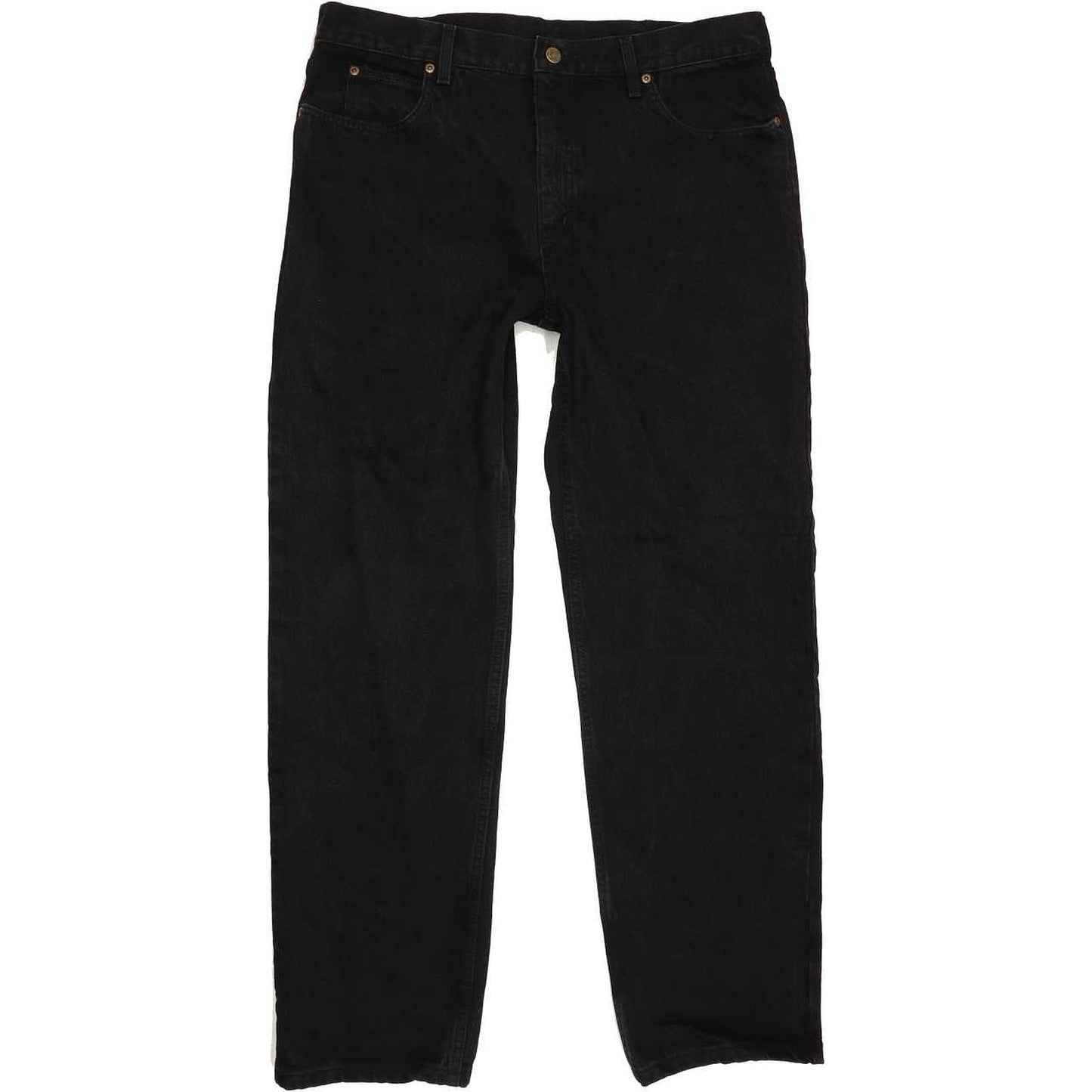 Lee Portland Men Black Straight Regular Jeans W36 L32