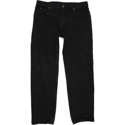 Lee Portland Men Black Straight Regular Jeans W36 L32