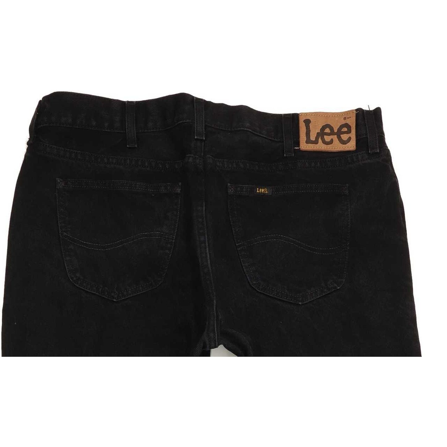 Lee Portland Men Black Straight Regular Jeans W36 L32