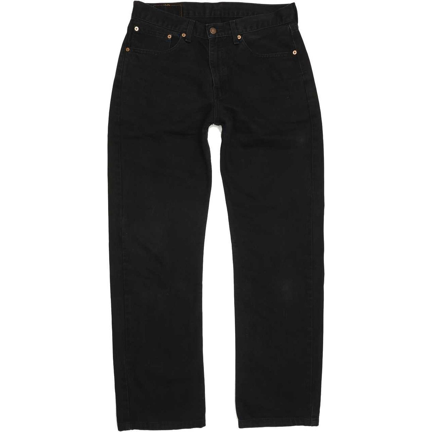 Levi's 751 Men Black Straight Regular Jeans W33 L31