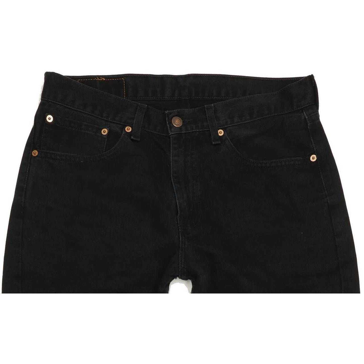 Levi's 751 Men Black Straight Regular Jeans W33 L31