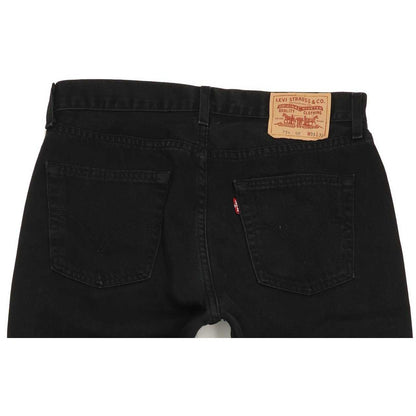 Levi's 751 Men Black Straight Regular Jeans W33 L31